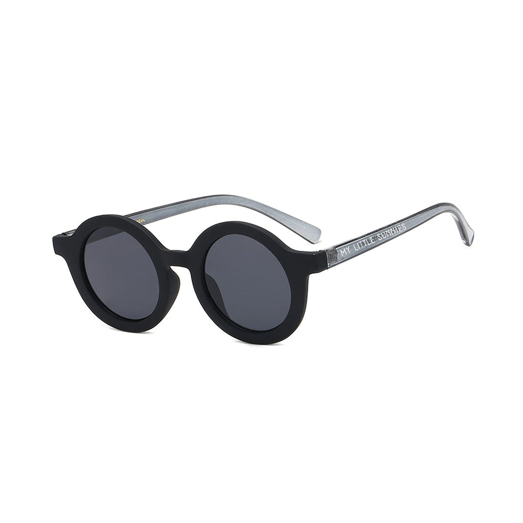 Tenth & Pine Round Retro Sunglasses - Outer Space Black