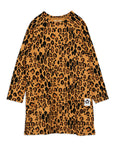 Mini Rodini Basic Leopard Longsleeve Dress - Beige