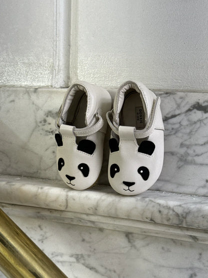 Donsje Spark Classic Shoes Panda - Off White Leather