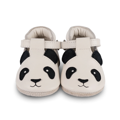 Donsje Spark Classic Shoes Panda - Off White Leather