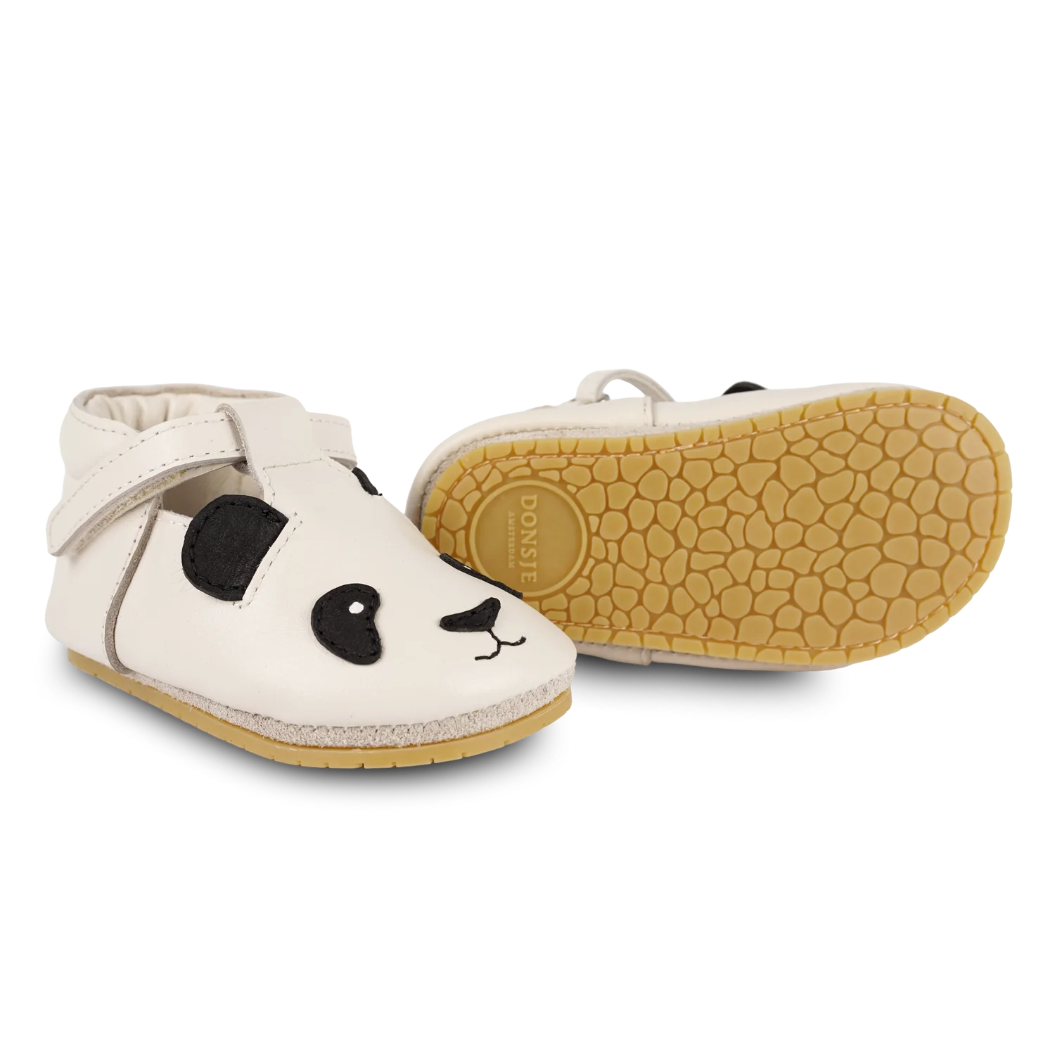 Donsje Spark Classic Shoes Panda - Off White Leather