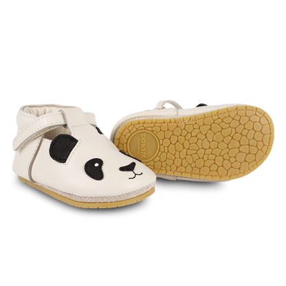 Donsje Spark Classic Shoes Panda - Off White Leather