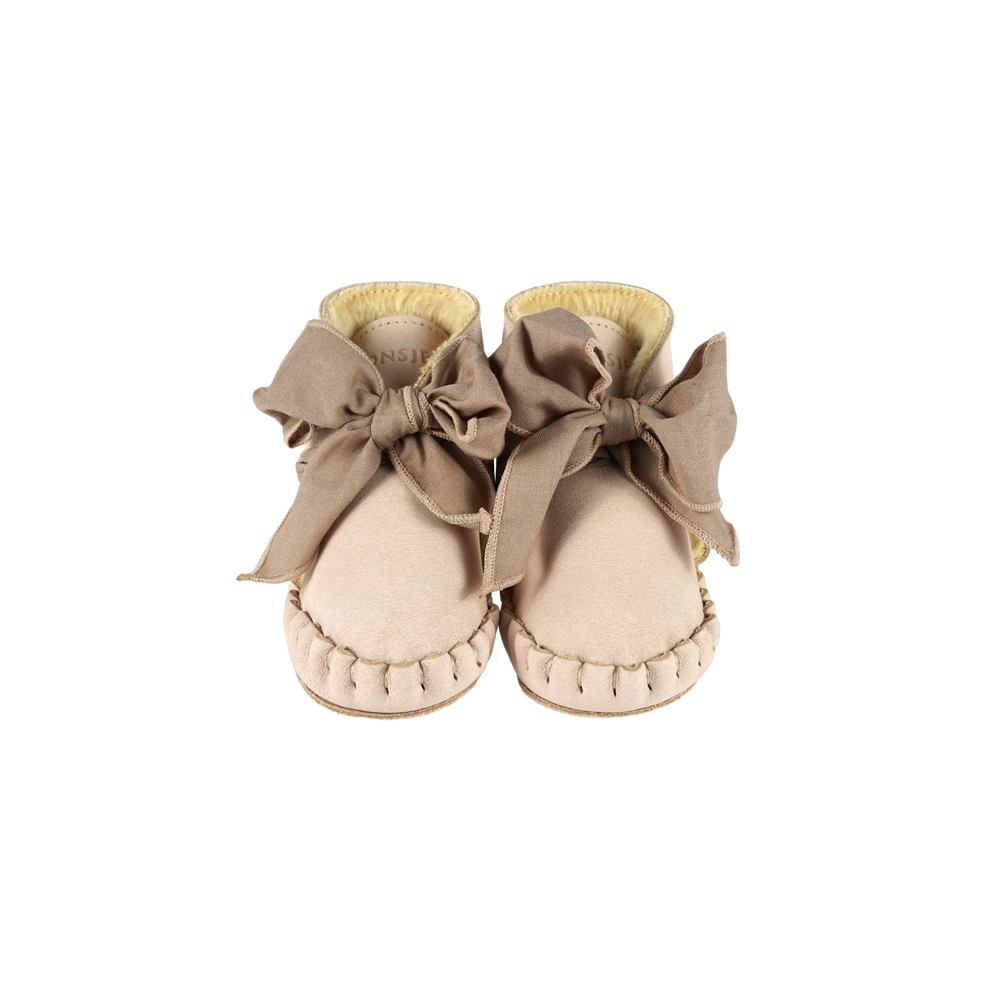Donsje Pina Organza Booties - Powder Nubuck
