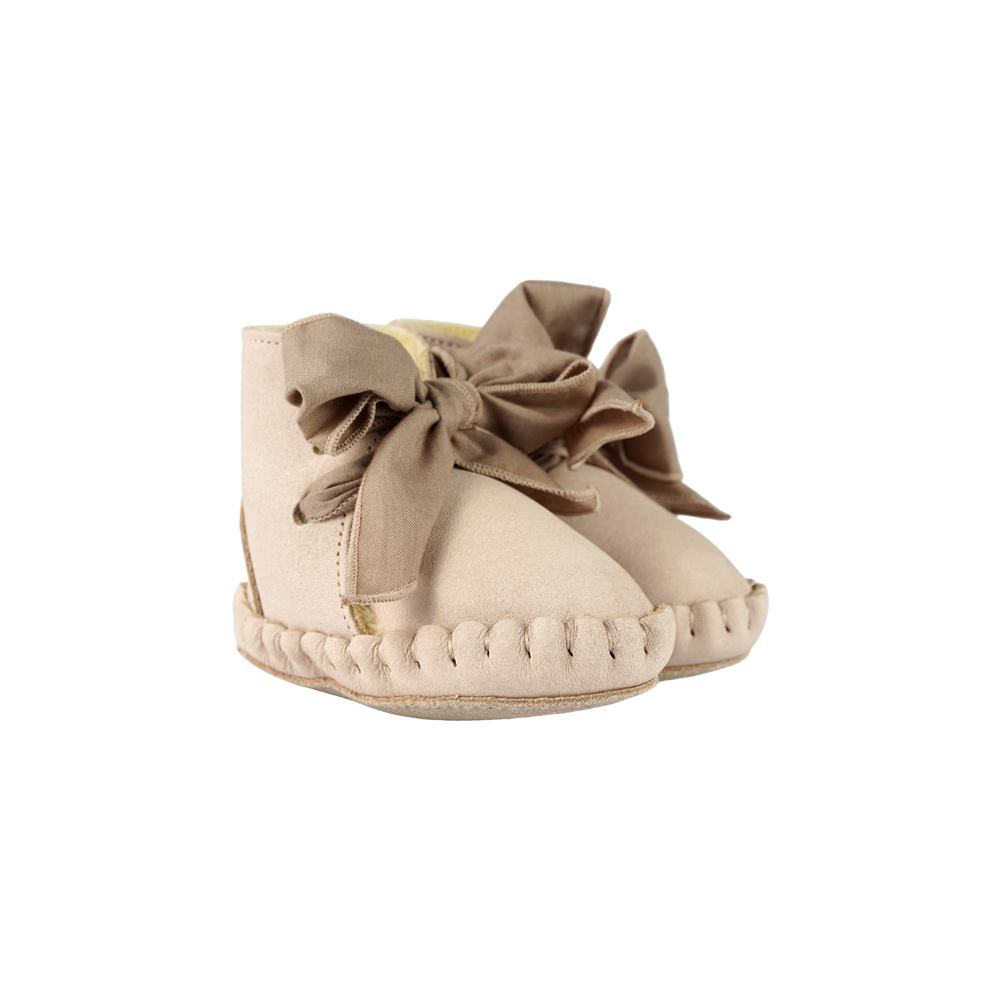 Donsje Pina Organza Booties - Powder Nubuck