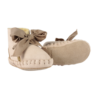 Donsje Pina Organza Booties - Powder Nubuck