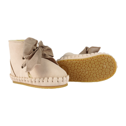 Donsje Pina Organza Booties - Powder Nubuck