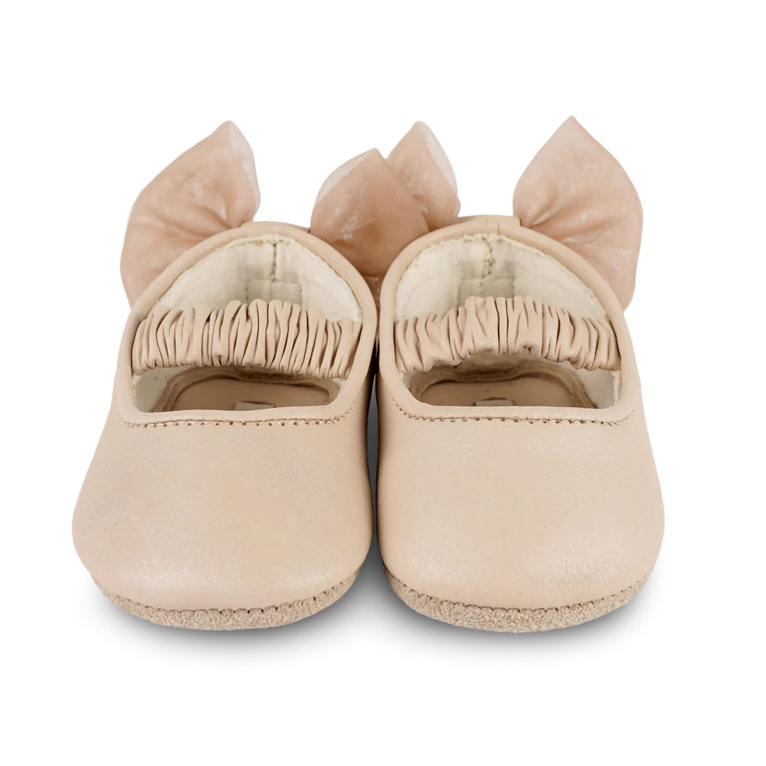Donsje Luyax Ballerinas - Powder Metallic Nubuck