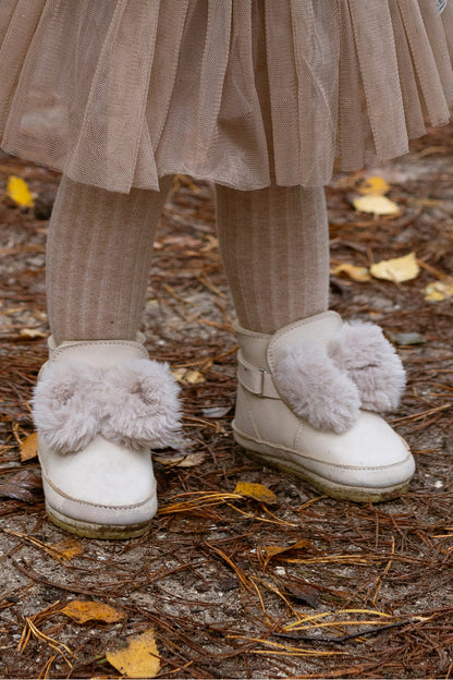 Donsje Amrini Booties - Ivory Classic Leather