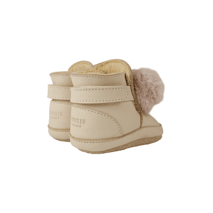 Donsje Amrini Booties - Ivory Classic Leather
