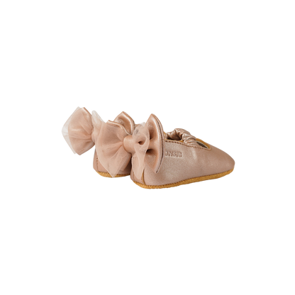 Donsje Lilie Ballerinas - Clay Metallic Leather