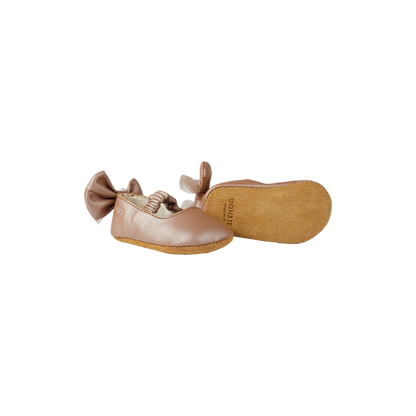 Donsje Lilie Ballerinas - Clay Metallic Leather