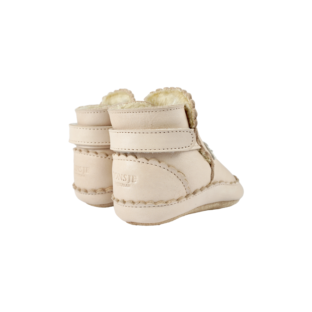 Donsje Niv Booties | Swan - Powder Metellic Nubuck