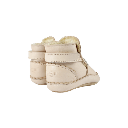 Donsje Niv Booties | Swan - Powder Metellic Nubuck