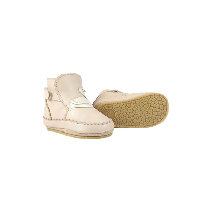 Donsje Niv Booties | Swan - Powder Metellic Nubuck