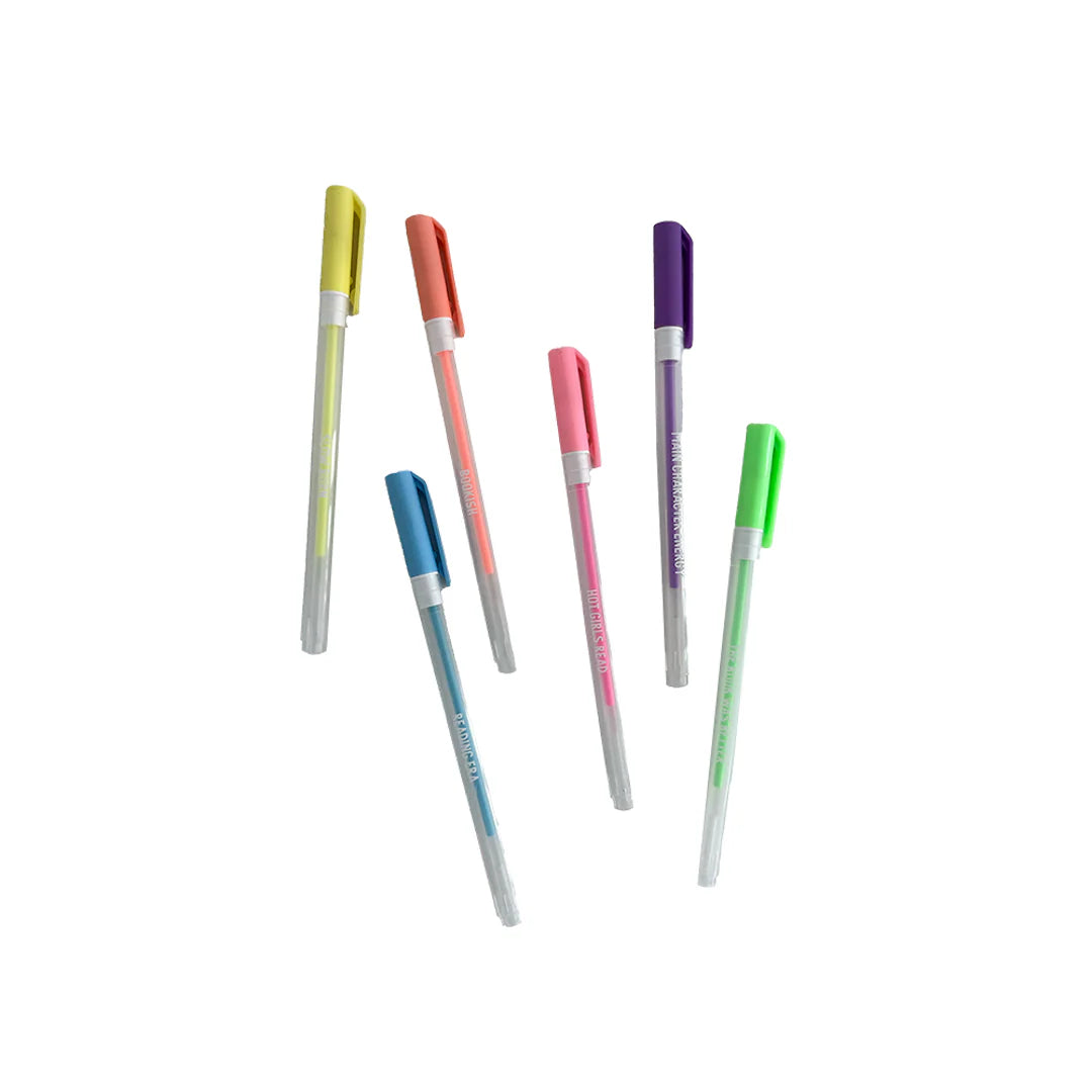 Jollity &amp; Co. Daydream Society Book Club Scented Gel Pens