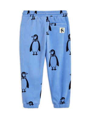 Mini Rodini Penguin Fleece Trousers - Blue