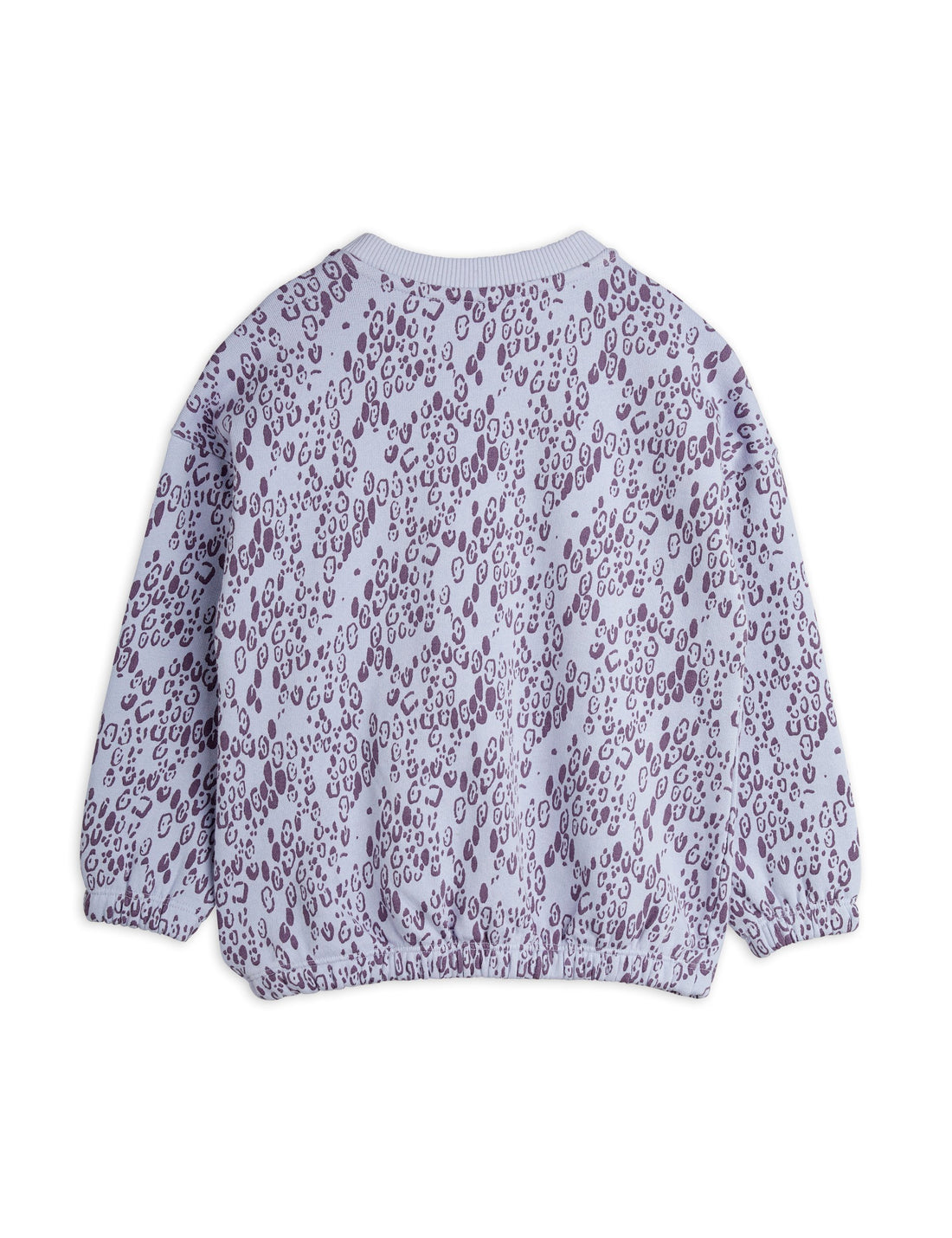 Mini Rodini Mini Leopard All Over Print Sweatshirt- Purple