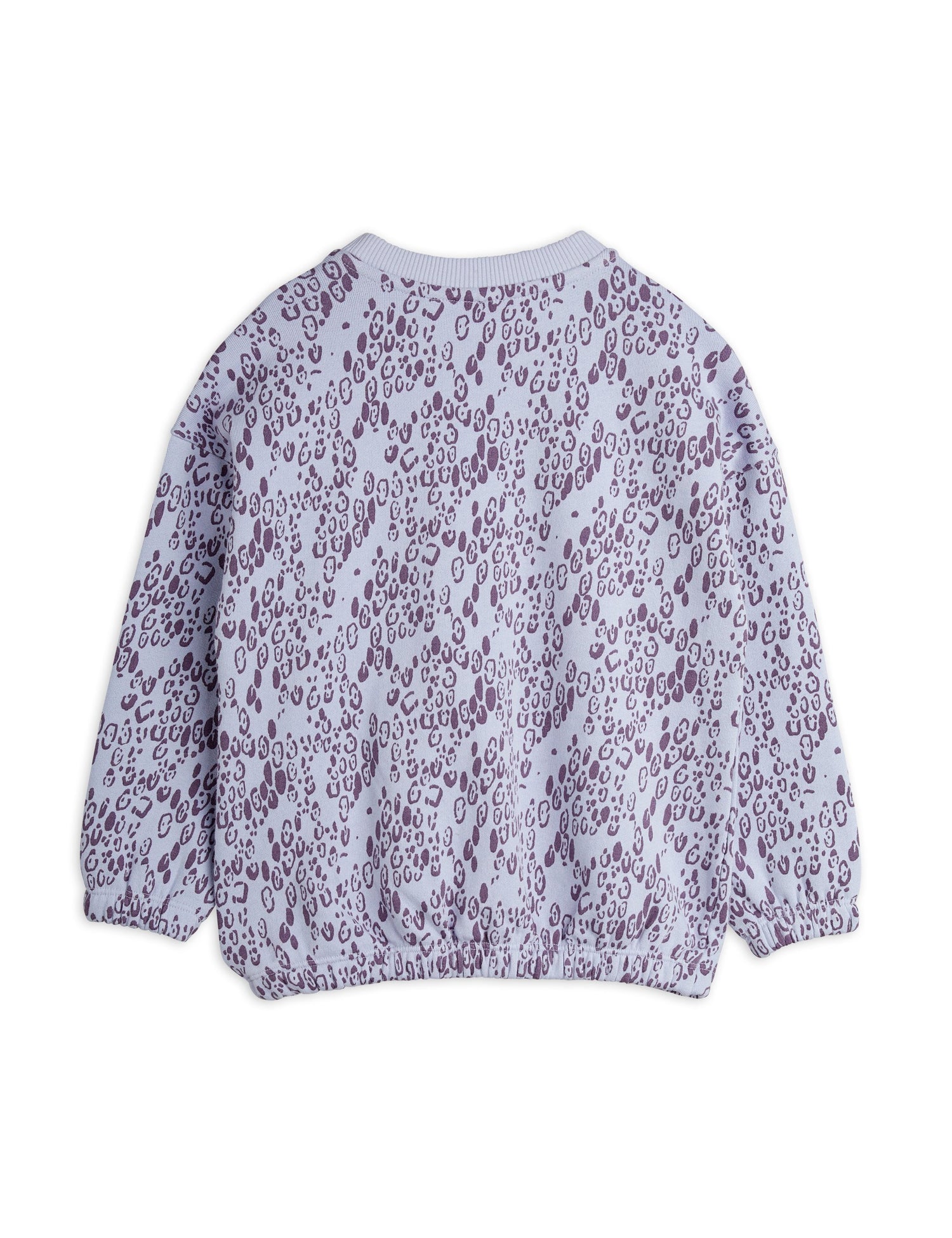 Mini Rodini Mini Leopard All Over Print Sweatshirt- Purple