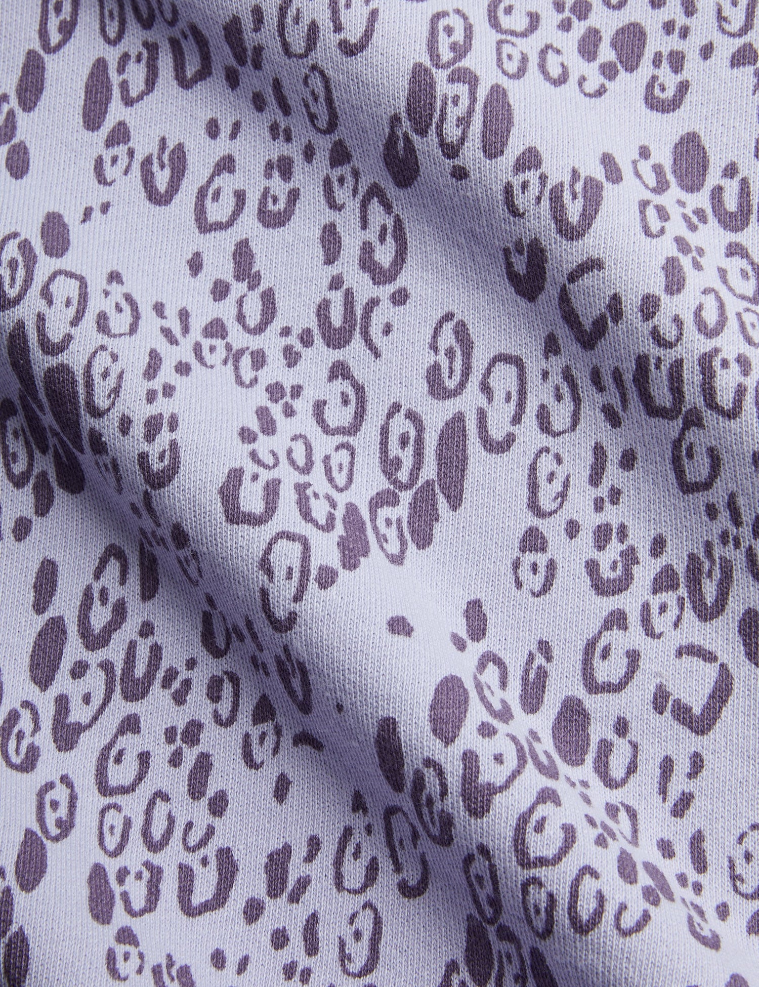 Mini Rodini Mini Leopard All Over Print Sweatshirt- Purple
