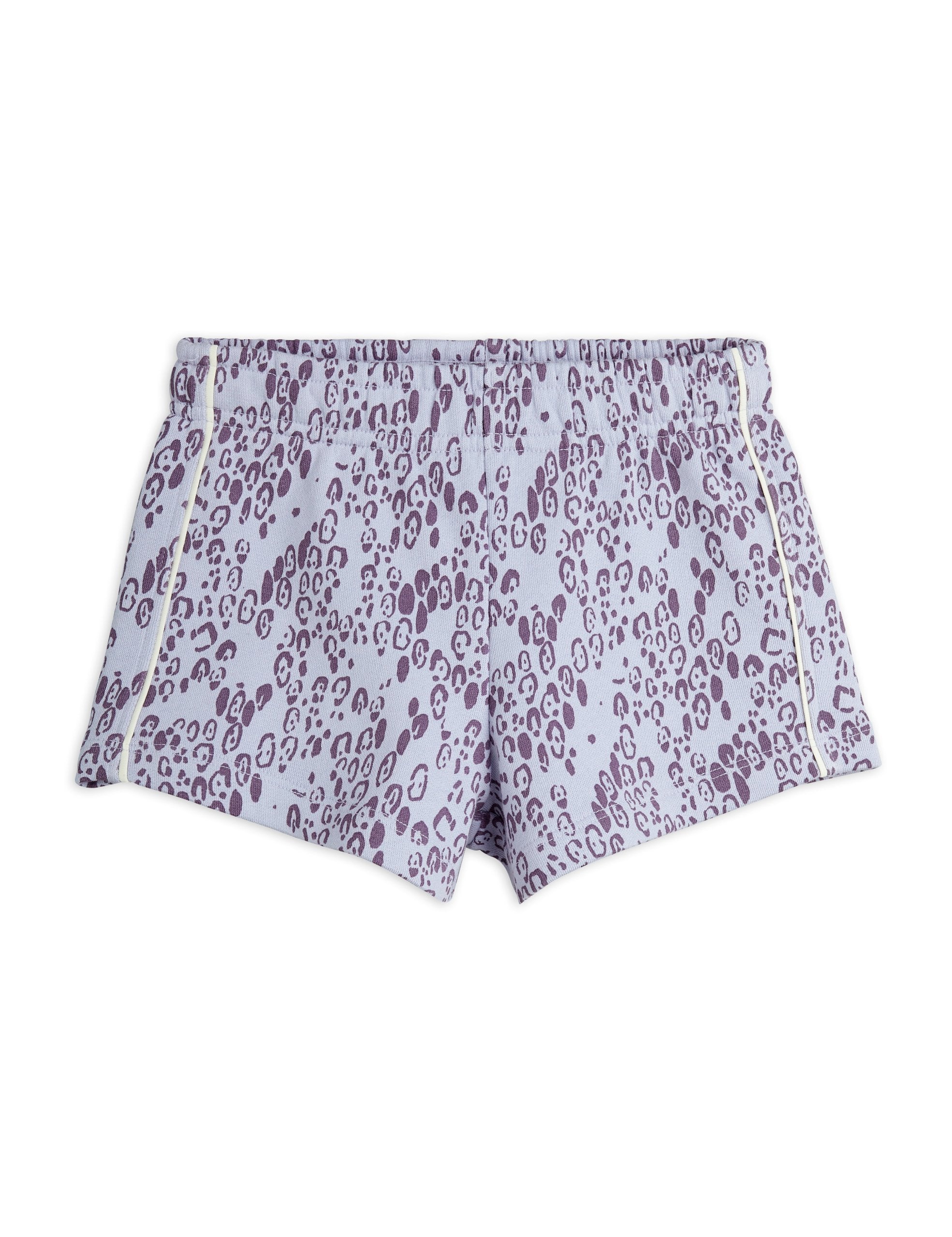 Mini Rodini Mini Leopard All Over Print Sweatshorts - Purple