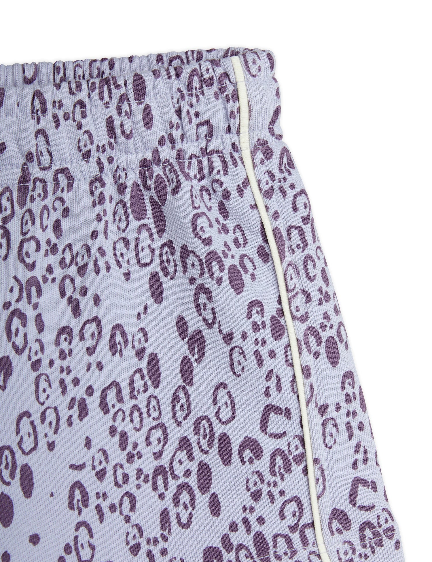 Mini Rodini Mini Leopard All Over Print Sweatshorts - Purple