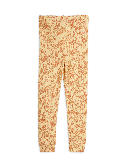 Mini Rodini Mini Leopard All Over Print Leggings - Beige