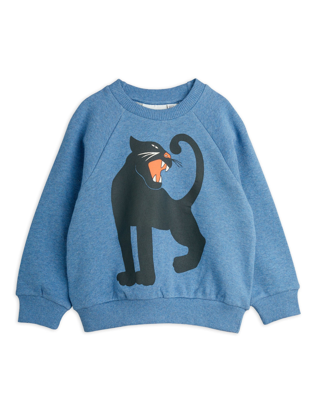 Mini Rodini Panther SP Melange Sweatshirt - Blue