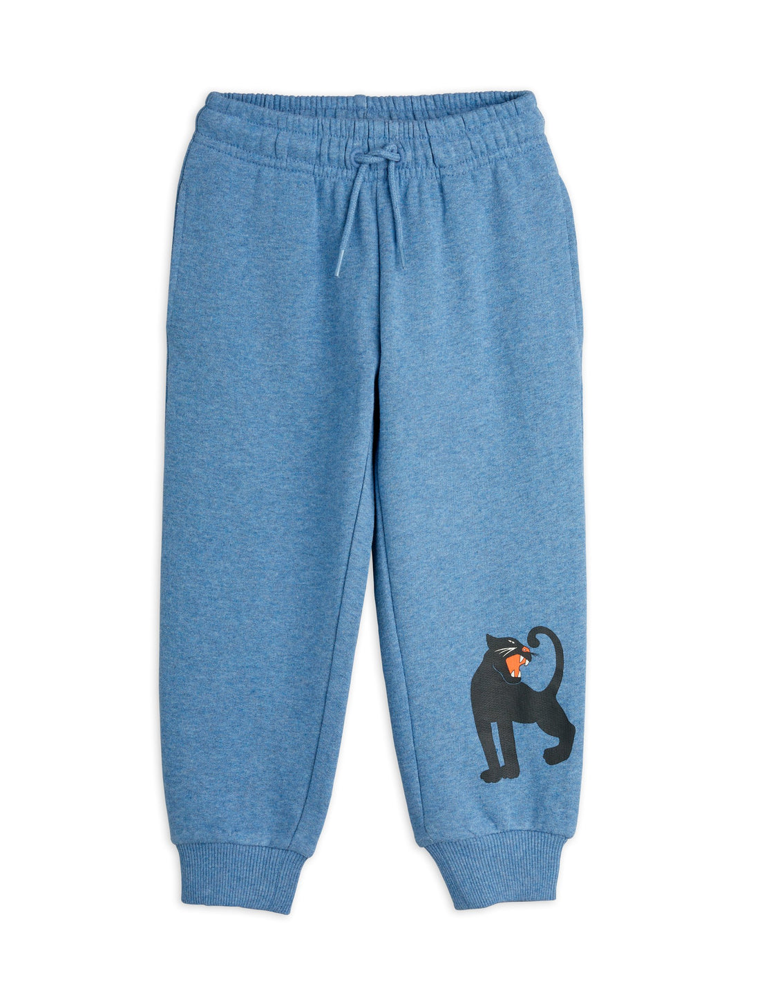 Mini Rodini Panther SP Melange Sweatpants - Blue