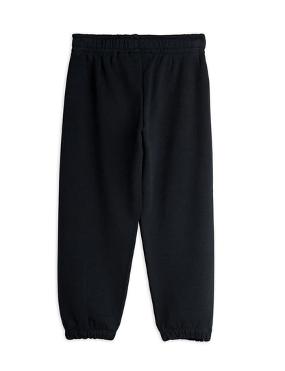 Mini Rodini Plain Piping Sweatpants - Black
