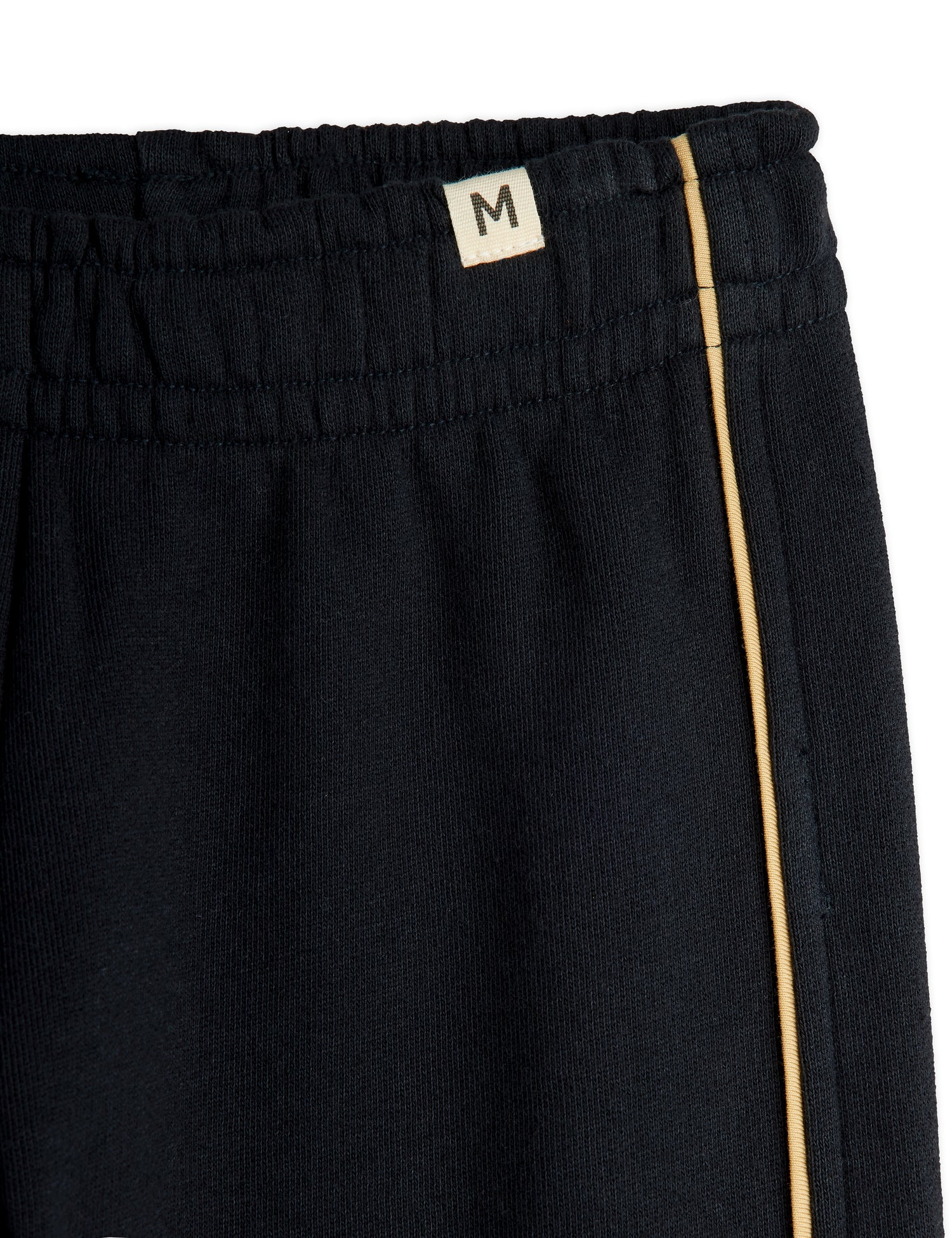 Mini Rodini Plain Piping Sweatpants - Black