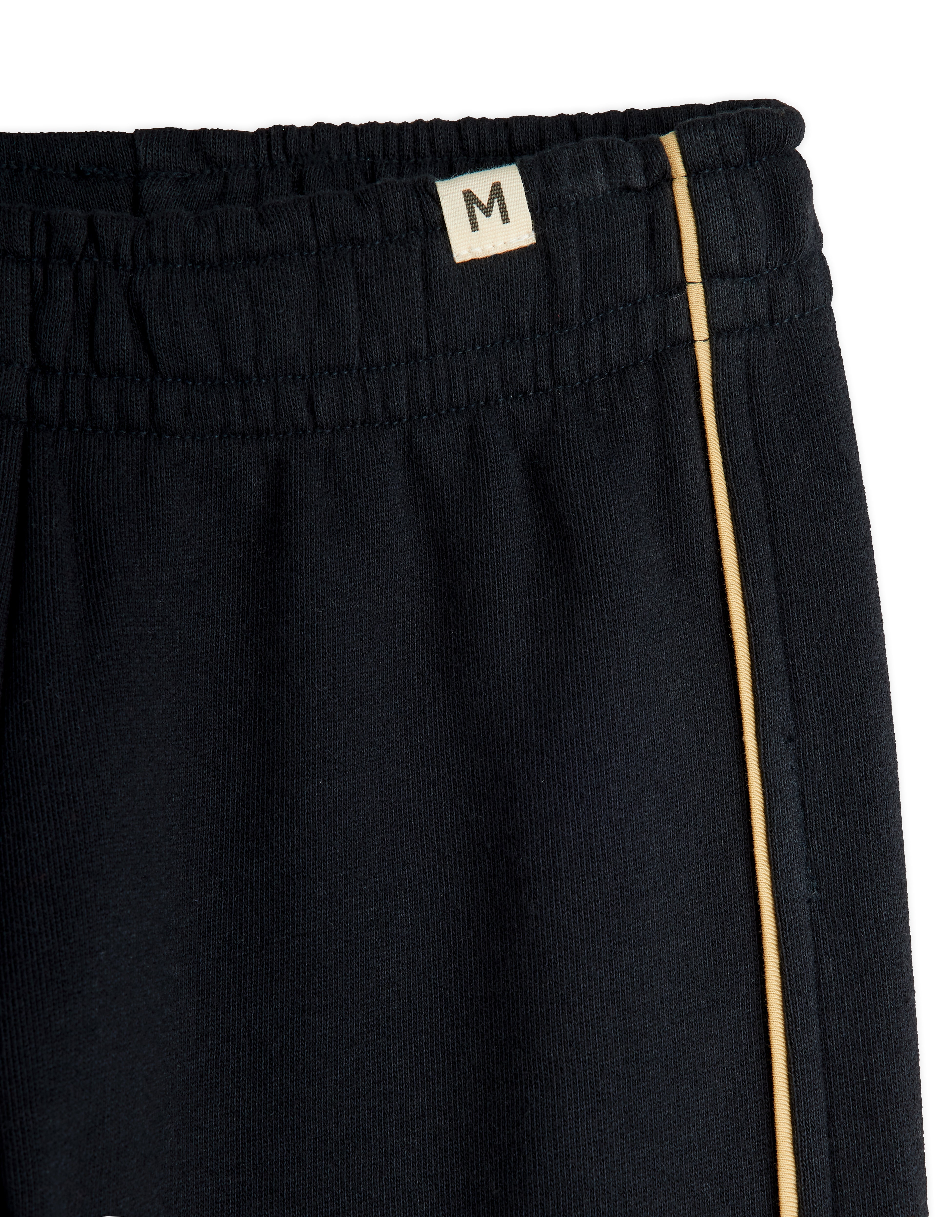 Mini Rodini Plain Piping Sweatpants - Black