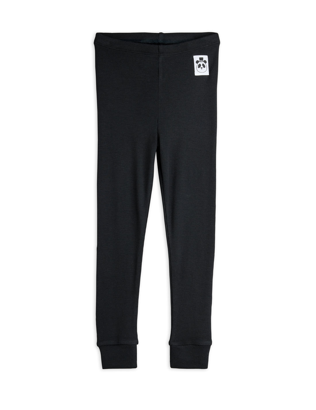 Mini Rodini Modal Rib Leggings - Black