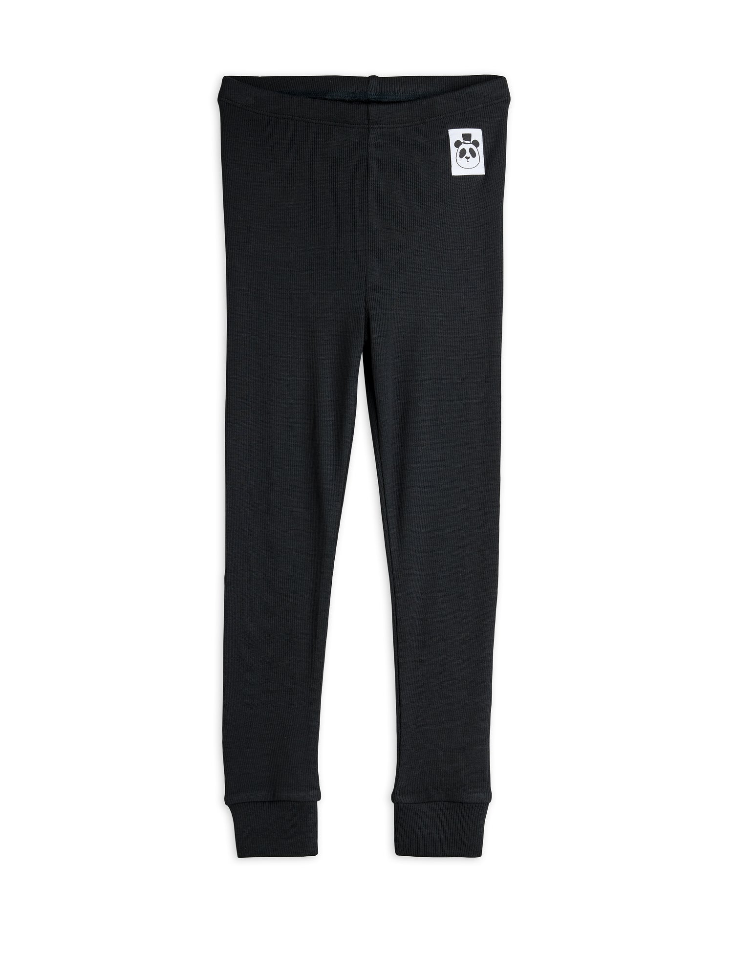 Mini Rodini Modal Rib Leggings - Black