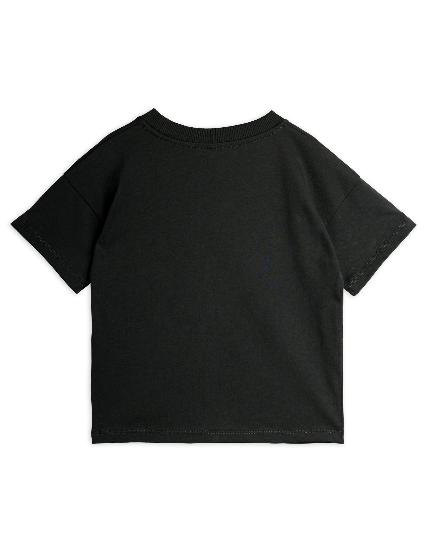 Mini Rodini Panther Patch Short Sleeve Tee - Black