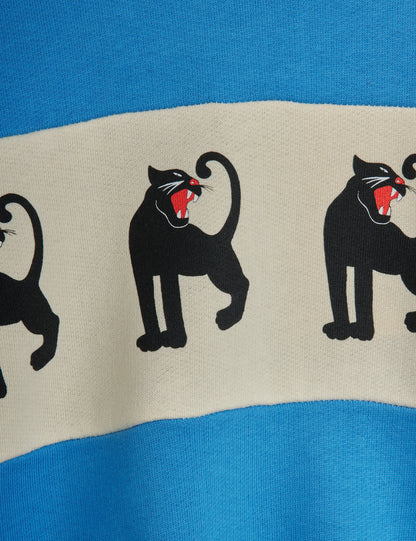 Mini Rodini Panther Panel Sweatshirt - Blue