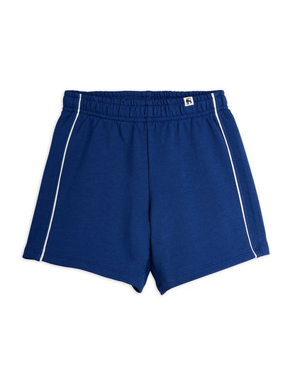 Mini Rodini Plain Piping Sweatshorts - Blue