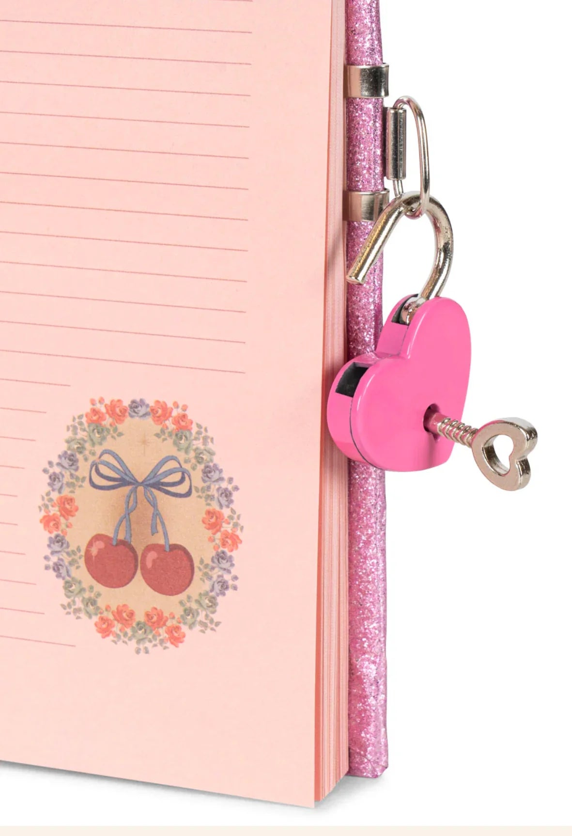 Konges Sløjd My Little Diary - Cherry Glitter