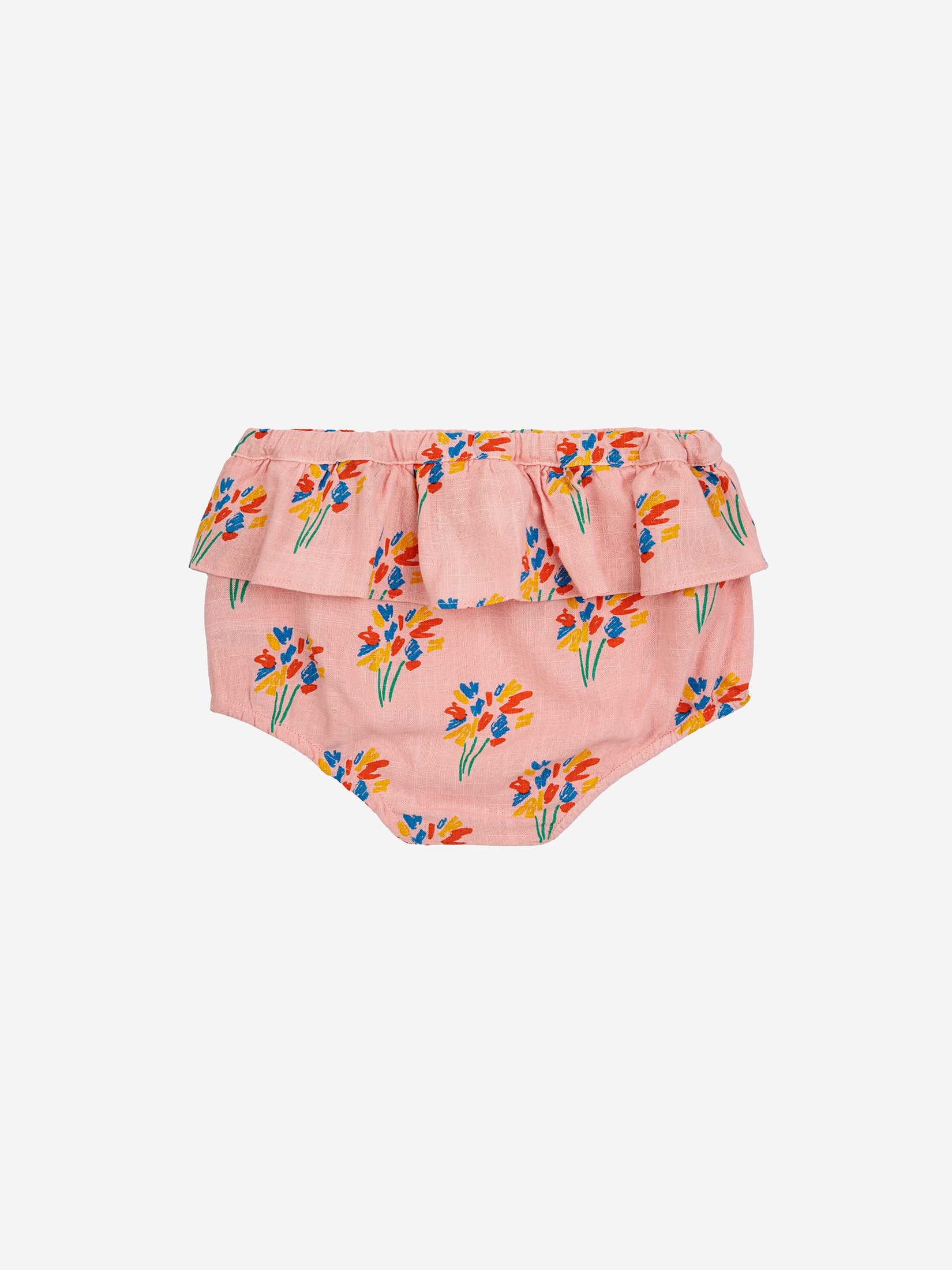 Bobo Choses Baby Fireworks All Over Ruffle Woven Bloomer - Pink