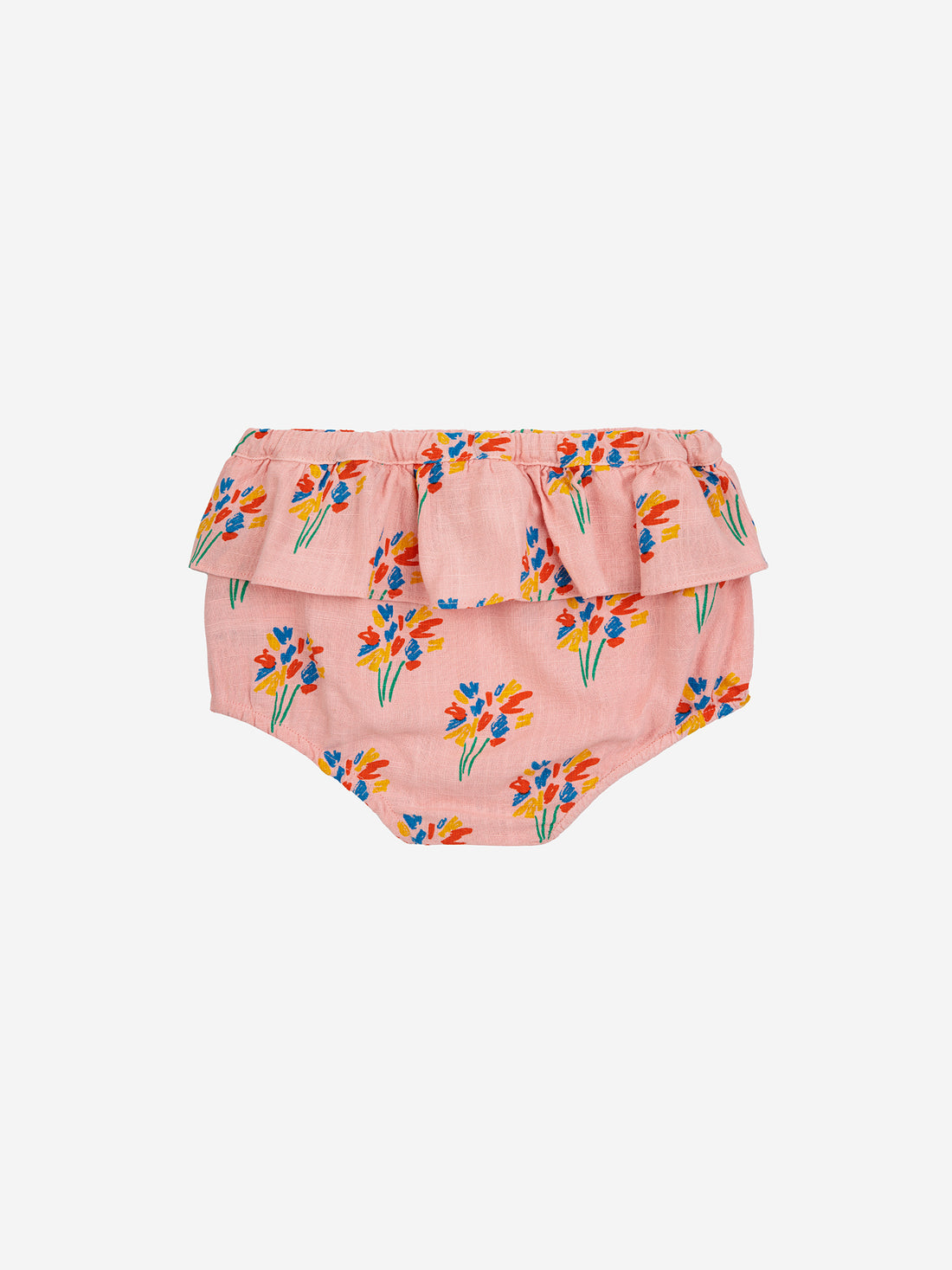 Bobo Choses Baby Fireworks All Over Ruffle Woven Bloomer - Pink