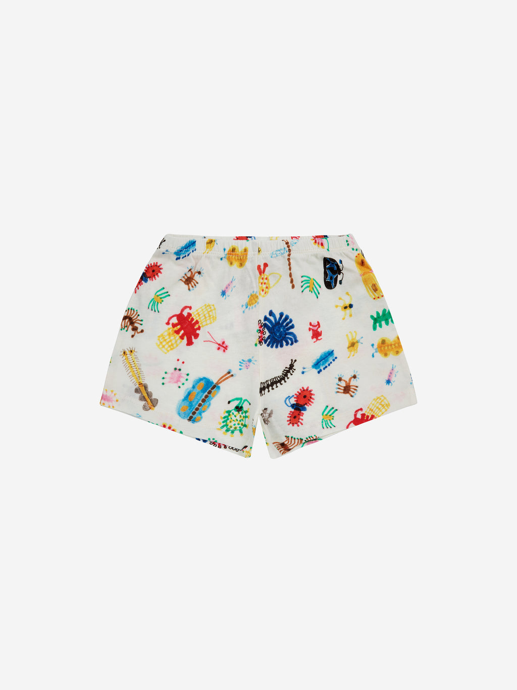 Bobo Choses Baby Funny Insects All Over Shorts - Off White