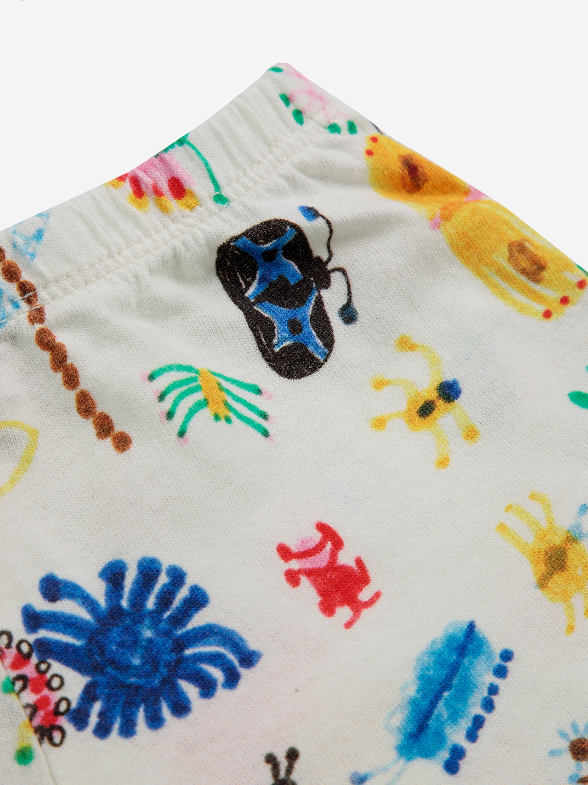 Bobo Choses Baby Funny Insects All Over Shorts - Off White
