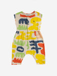 Bobo Choses Baby Carnival All Over Woven Overall - Off White