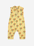 Bobo Choses Baby Fireworks All Over Woven Overall - Light Yellow