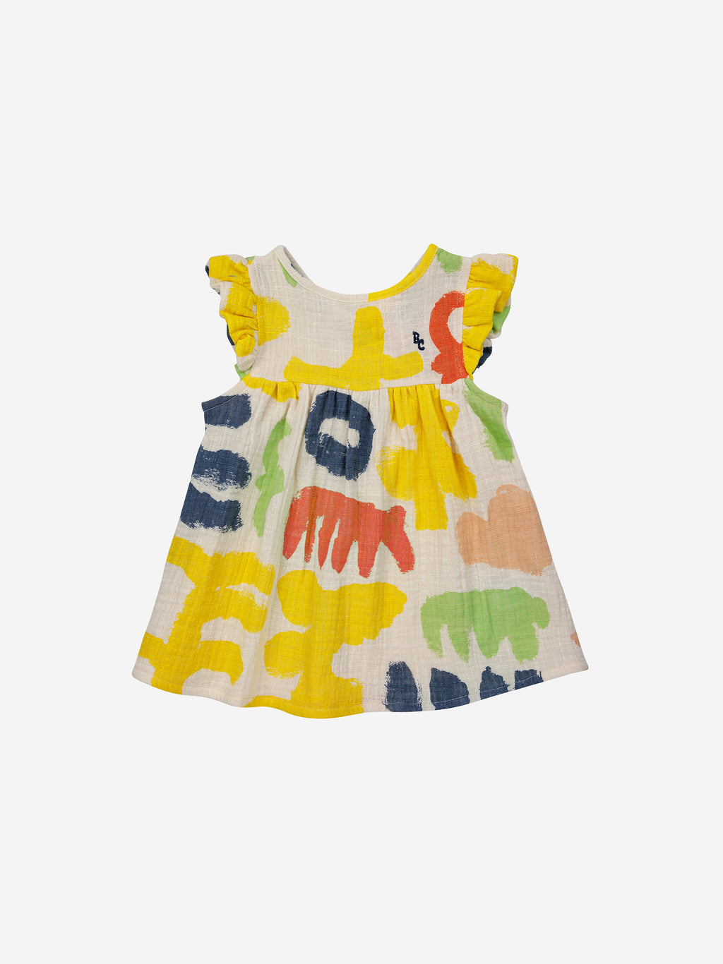 Bobo Choses Baby Carnival All Over Ruffle Woven Dress - Off White
