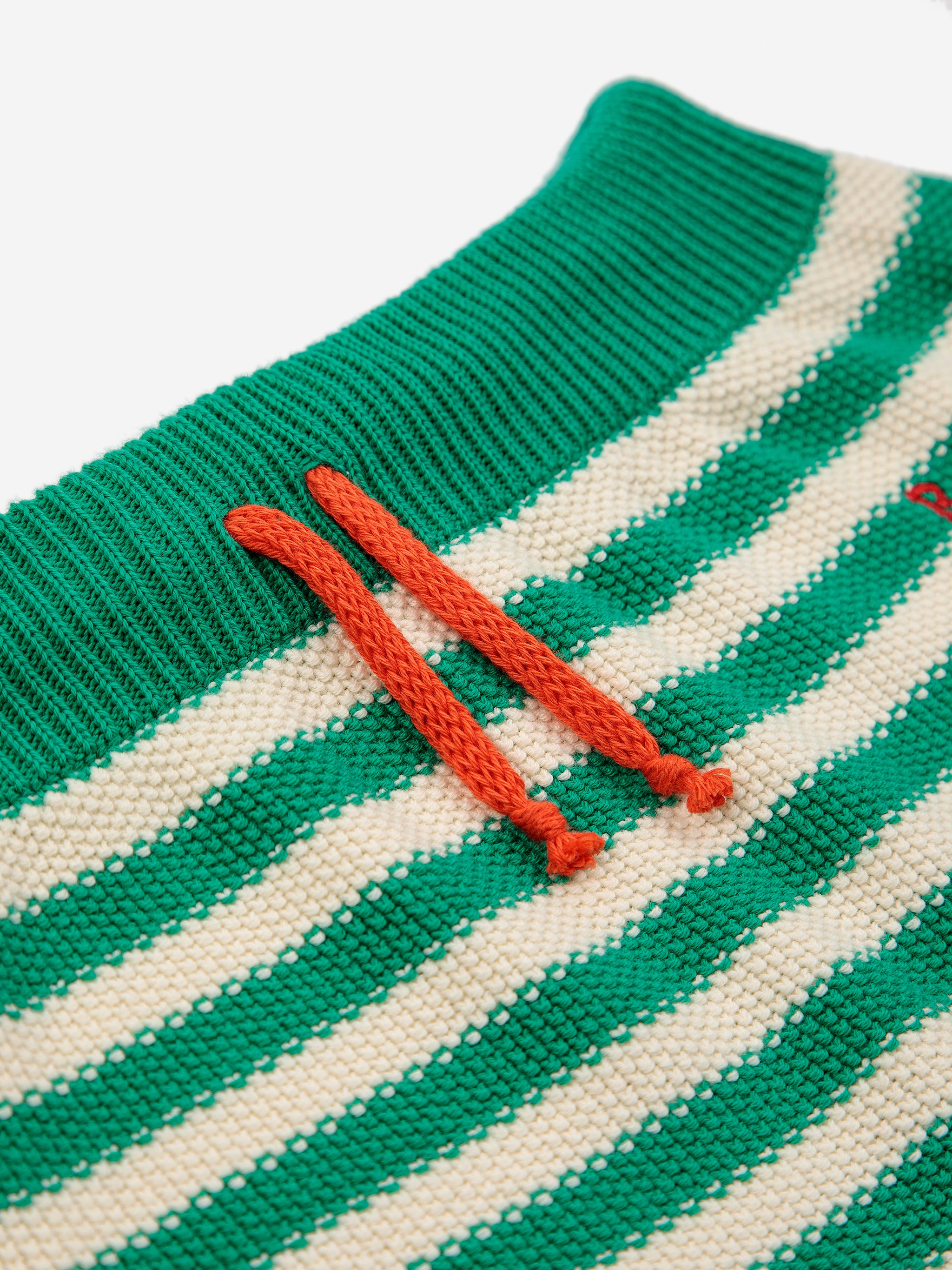 Bobo Choses Baby Stripes Knitted Culotte - Green