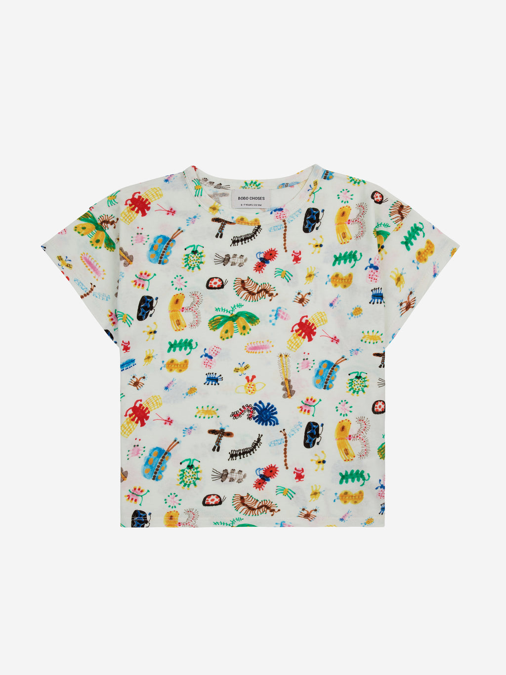 Bobo Choses Funny Insects All Over T-shirt - Off White