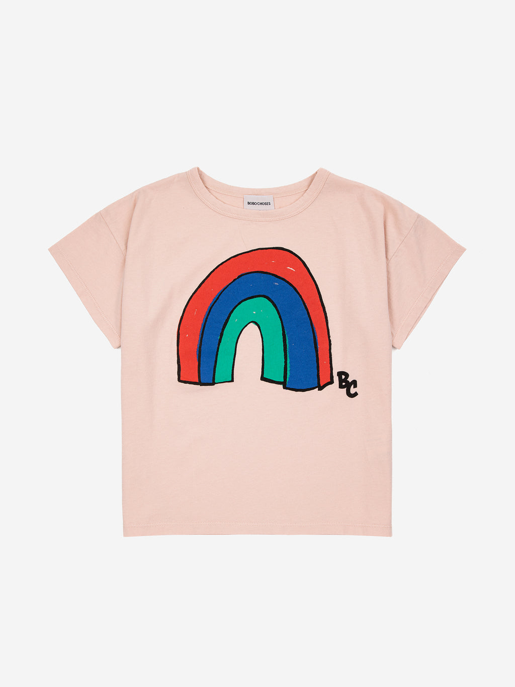Bobo Choses Rainbow T-shirt - Light Pink