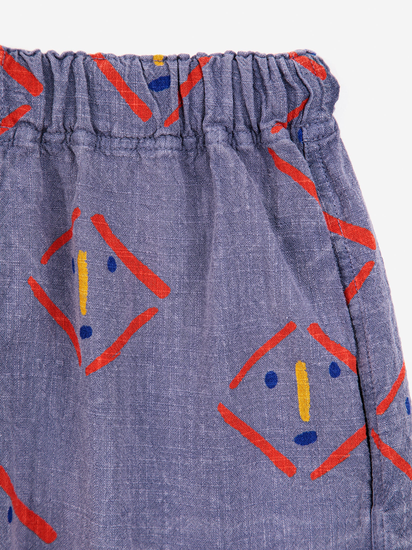 Bobo Choses Masks All Over Woven Shorts - Prussian Blue