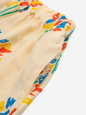 Bobo Choses Fireworks All Over Woven Shorts - Light Yellow