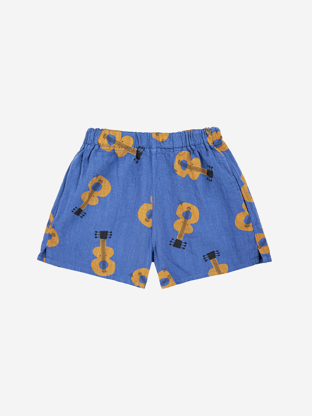 Bobo Choses Acoustic Guitar All Over Woven Shorts - Navy Blue